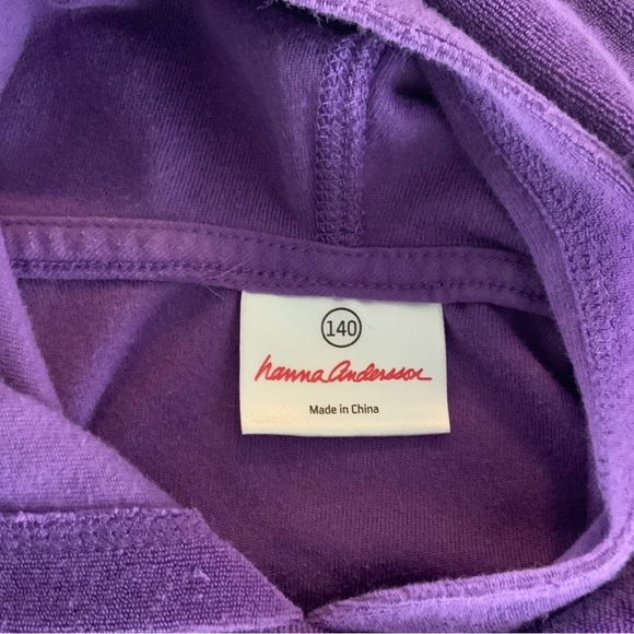 Hanna Andersson Terry Cloth Cover Up Size 10 - Picture 3 of 3